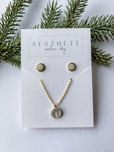 Load image into Gallery viewer, Seedling Necklace and Earring Set

