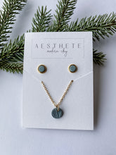 Load image into Gallery viewer, Seedling Necklace and Earring Set

